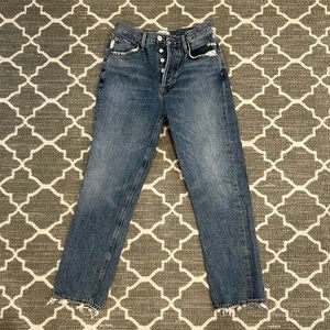 Agolde Riley High Rise Crop